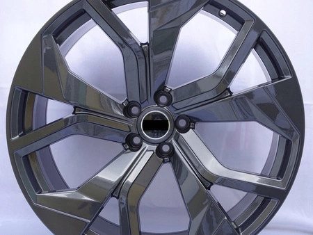 4x czarne felgi kute hybrydowo 22" 5x112 Audi Q7 SQ7 Q8 SQ8